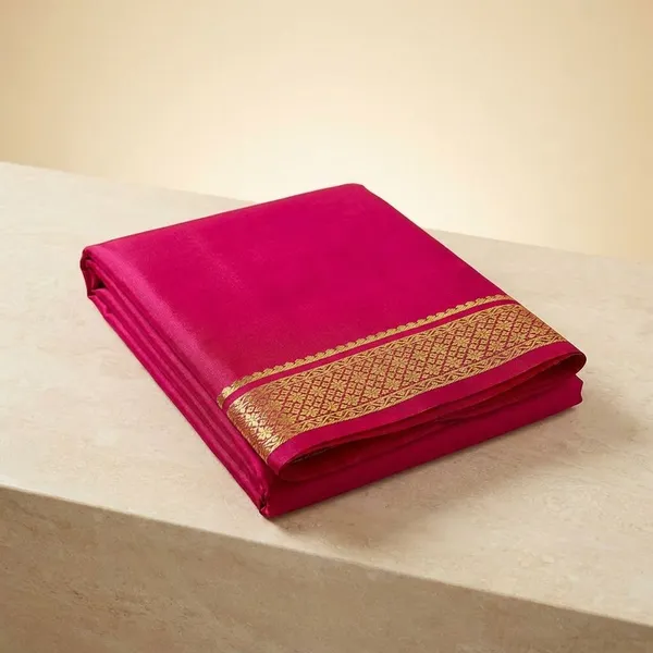 Light_Maroon_Pure_Viscose_Silk,_It_Is_Very_Soft_And_Comfortable_To_Wear_Any_Weather