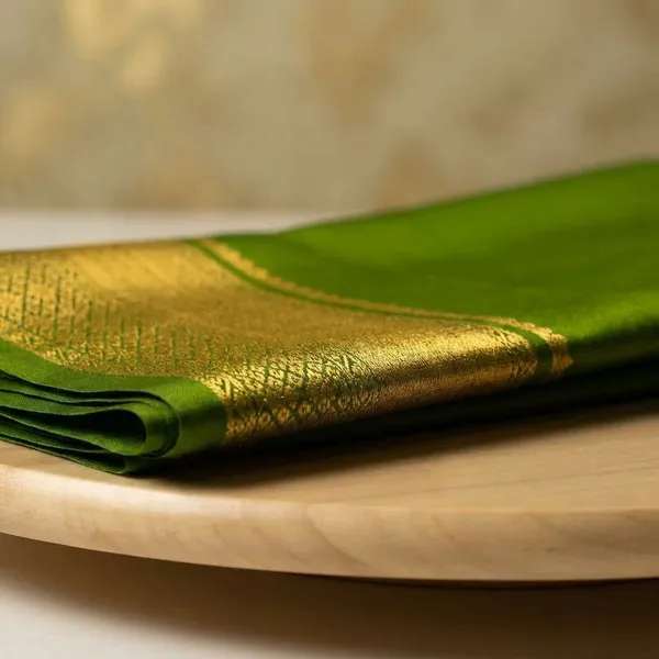 Light_Green_Pure_Viscose_Silk,_It_Is_Very_Soft_And_Comfortable_To_Wear_Any_Weather