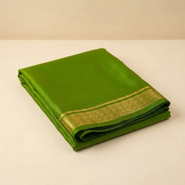 Light_Green_Pure_Viscose_Silk,_It_Is_Very_Soft_And_Comfortable_To_Wear_Any_Weather