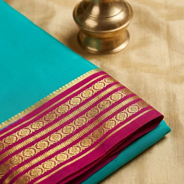 Light_Blue_Pure_Viscose_Silk,_It_Is_Very_Soft_And_Comfortable_To_Wear_Any_Weather