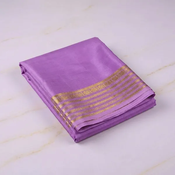 Light_Purple_Pure_Viscose_Silk,_It_Is_Very_Soft_And_Comfortable_To_Wear_Any_Weather