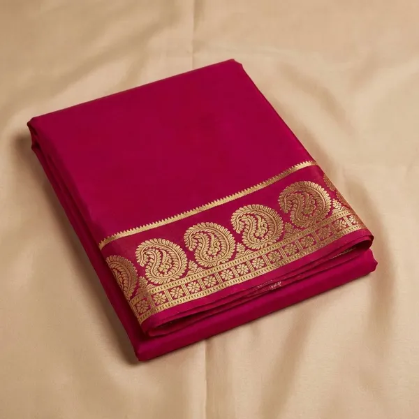 Maroon_Pure_Viscose_Silk,_It_Is_Very_Soft_And_Comfortable_To_Wear_Any_Weather