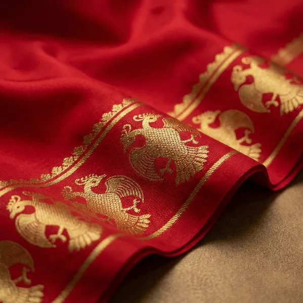Maroon_Pure_Viscose_Silk,_It_Is_Very_Soft_And_Comfortable_To_Wear_Any_Weather