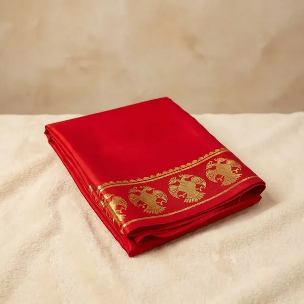 Maroon_Pure_Viscose_Silk,_It_Is_Very_Soft_And_Comfortable_To_Wear_Any_Weather