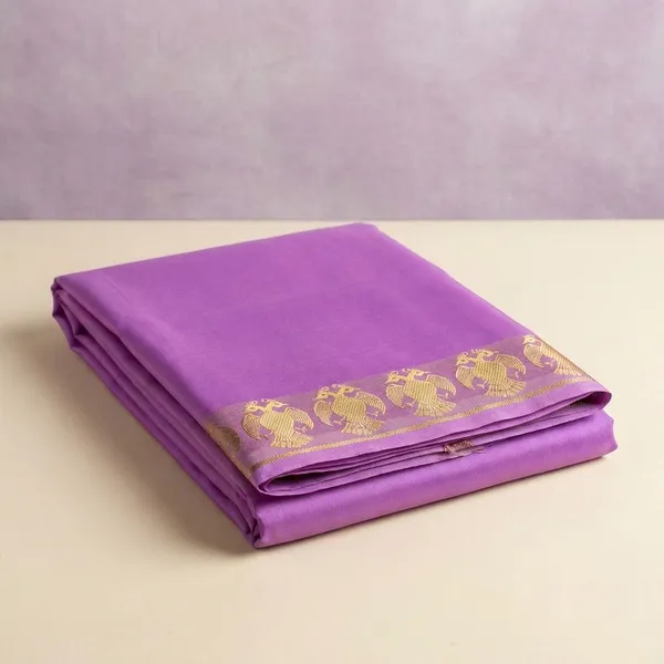 Light_Purple_Pure_Viscose_Silk,_It_Is_Very_Soft_And_Comfortable_To_Wear_Any_Weather