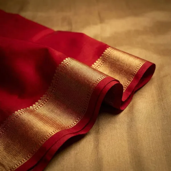 Maroon_Pure_Viscose_Silk,_It_Is_Very_Soft_And_Comfortable_To_Wear_Any_Weather