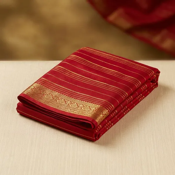 Maroon_Pure_Viscose_Silk,_It_Is_Very_Soft_And_Comfortable_To_Wear_Any_Weather