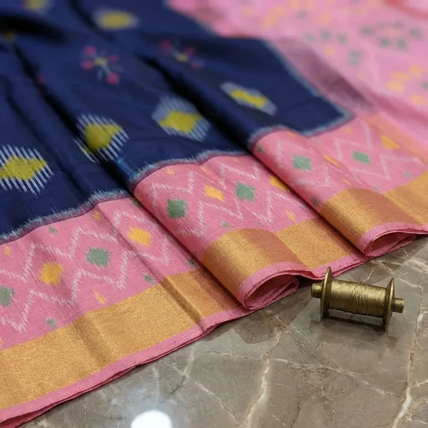 Multicolor_Designer_Printed_And_Dolla_Silk_Fabric_Sarees