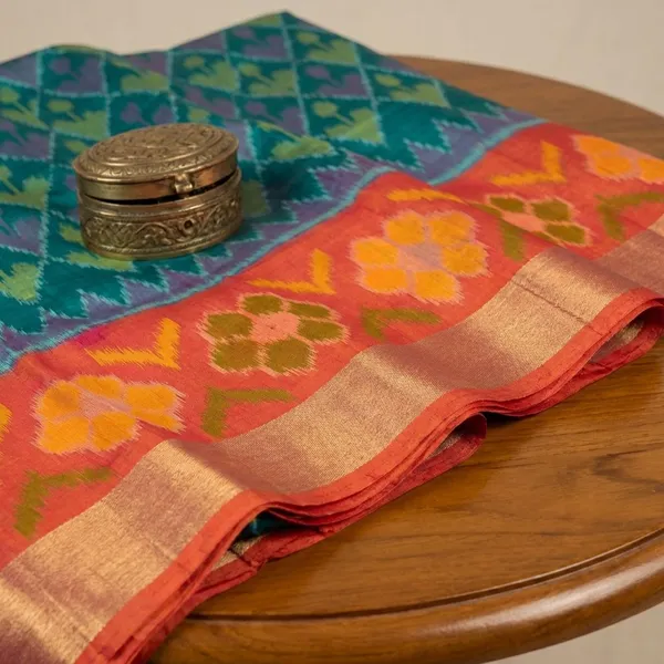 Multicolor_Designer_Printed_And_Dolla_Silk_Fabric_Sarees
