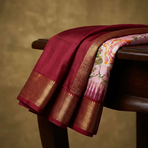 Multicolour_And_Light_Pink_Designer_Printed_And_Dolla_Silk_Fabric_Sarees