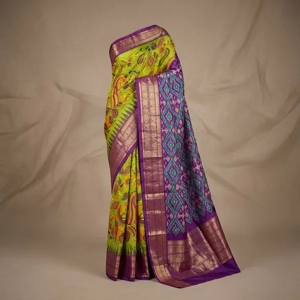 Multicolor_Designer_Printed_And_Dolla_Silk_Fabric_Sarees