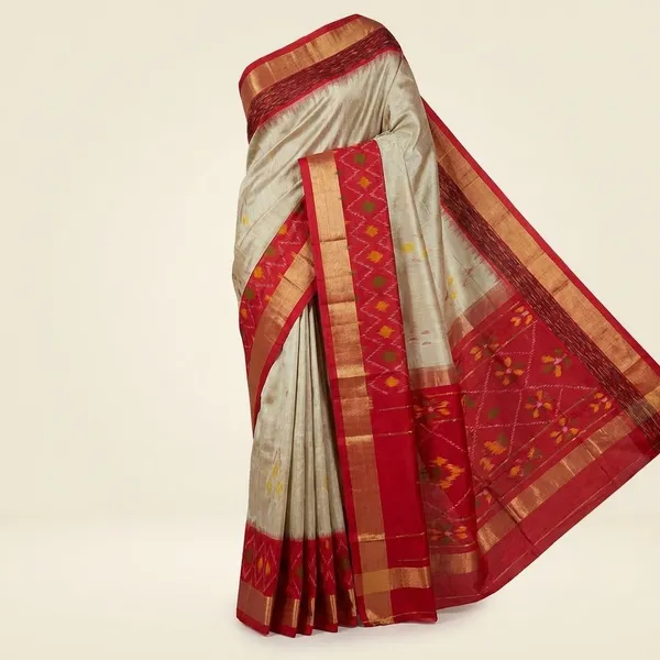Cream_And_Red_Designer_Printed_And_Dolla_Silk_Fabric_Sarees