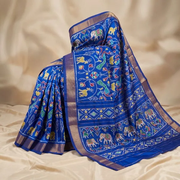 Blue_Designer_Printed_And_Dolla_Silk_Fabric_Sarees