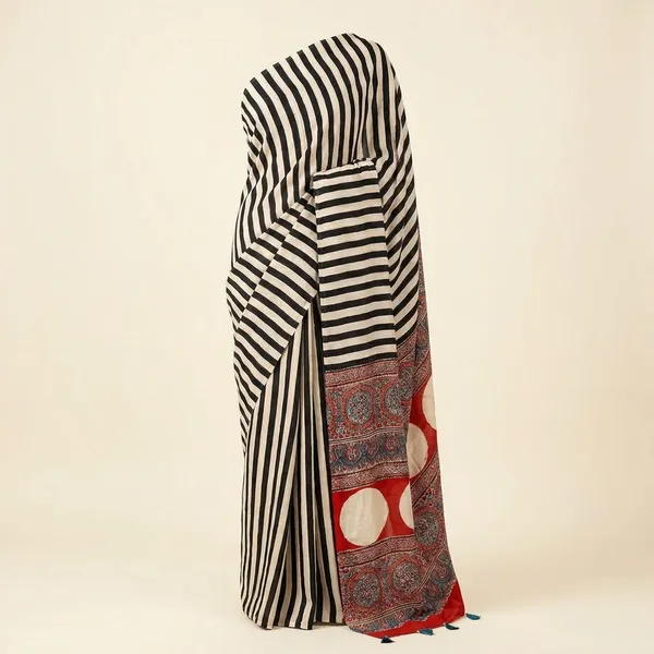 Multicolour_Semi_Gajji_Bandhej_Printed_Sarees