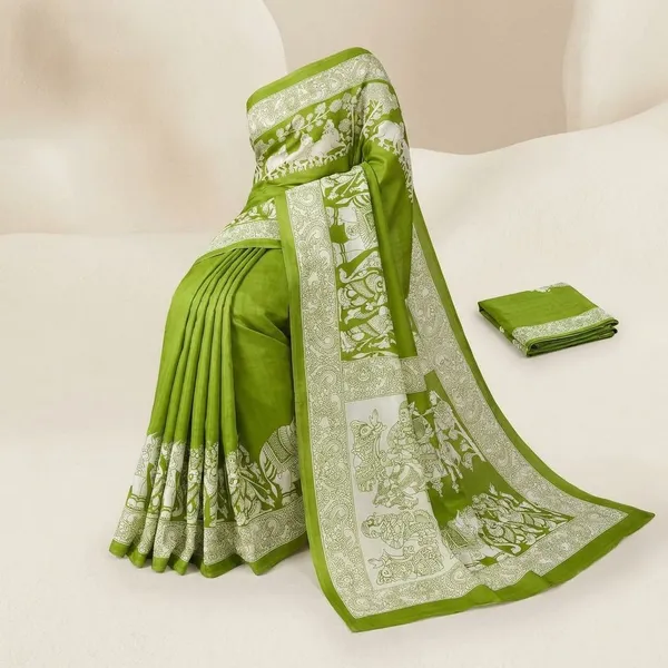 Multicolor_Semi_Gajji_Bandhej_Printed_Sarees