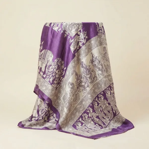 Multicolor_Semi_Gajji_Bandhej_Printed_Sarees