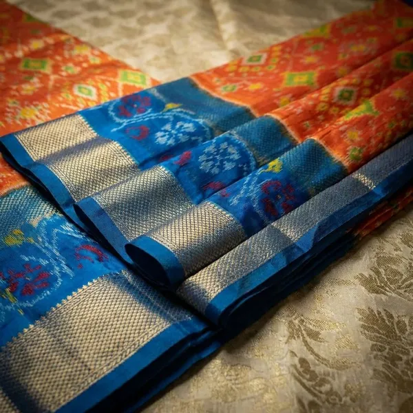 Blue_Designer_Printed_And_Dolla_Silk_Fabric_Sarees