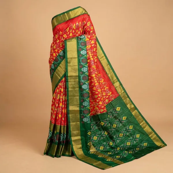 Multicolor_Designer_Printed_And_Dolla_Silk_Fabric_Sarees