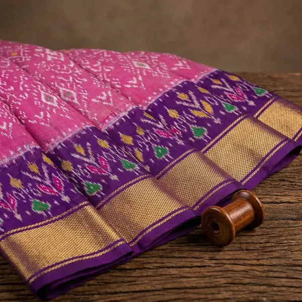 Pink_And_Purple_Designer_Printed_And_Dolla_Silk_Fabric_Sarees