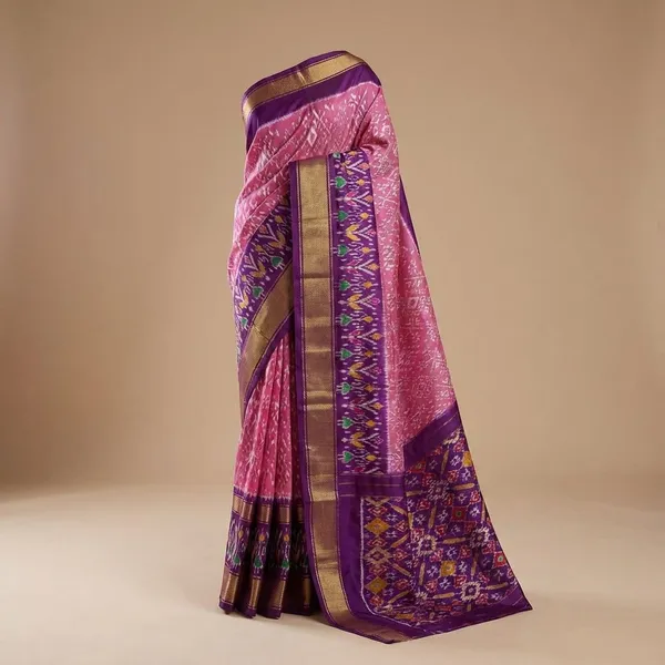 Pink_And_Purple_Designer_Printed_And_Dolla_Silk_Fabric_Sarees