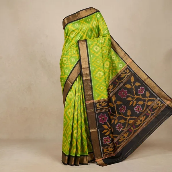 Yellow_Designer_Printed_And_Dolla_Silk_Fabric_Sarees