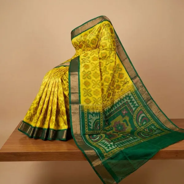 Yellow_Designer_Printed_And_Dolla_Silk_Fabric_Sarees