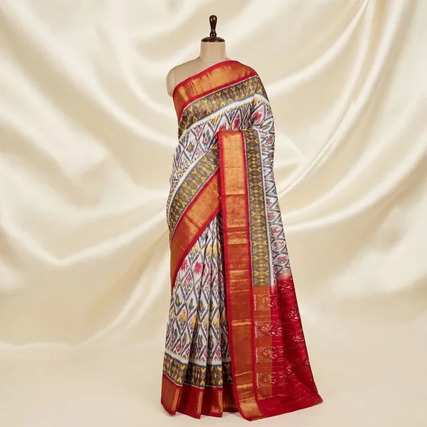 Grey_And_Red_Designer_Printed_And_Dolla_Silk_Fabric_Sarees