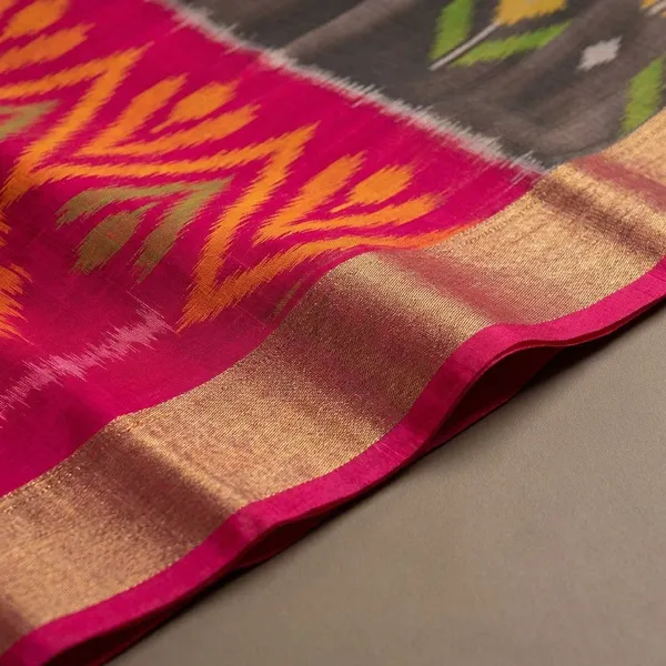 Multicolor_Designer_Printed_And_Dolla_Silk_Fabric_Sarees