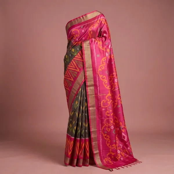Multicolor_Designer_Printed_And_Dolla_Silk_Fabric_Sarees