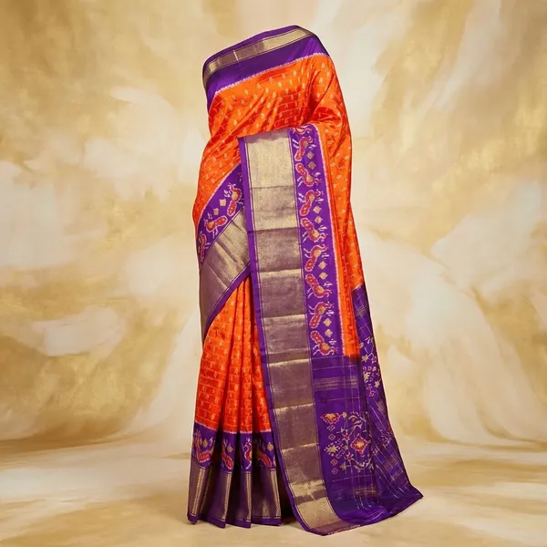Multicolor_Ikkat_Saree_And_Dolla_Silk_Sarees