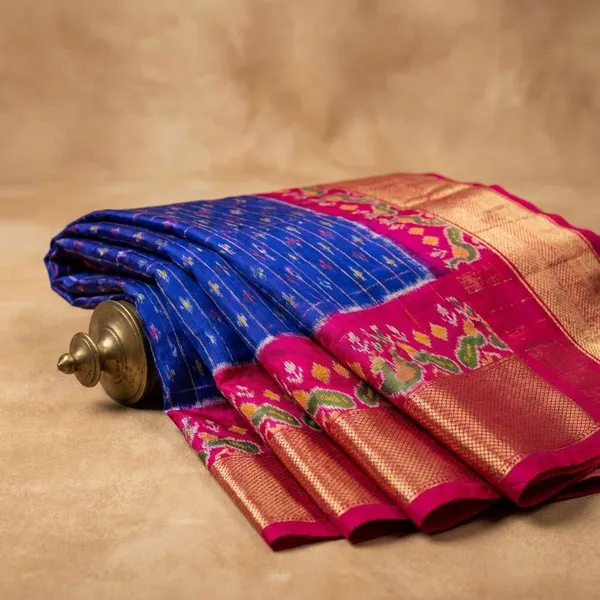 Multicolor_Ikkat_Saree_And_Dolla_Silk_Sarees