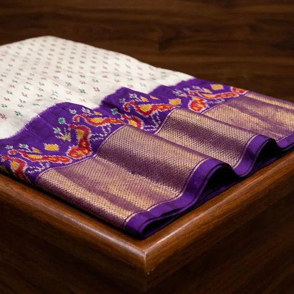 Multicolor_Ikkat_Saree_And_Dolla_Silk_Sarees