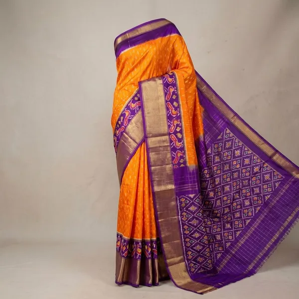 Multicolor_Ikkat_Saree_And_Dolla_Silk_Sarees