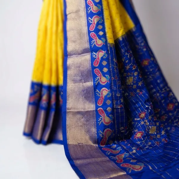 Multicolor_Ikkat_Saree_And_Dolla_Silk_Sarees