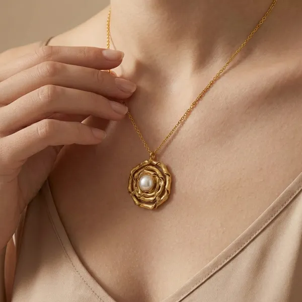 Gold_Plated_Necklace_Pendant_For_Women