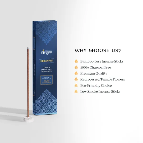 Phulvari,Oudh_And_Tulsi_Bambooless_Incense_Sticks_Pack_Of_3