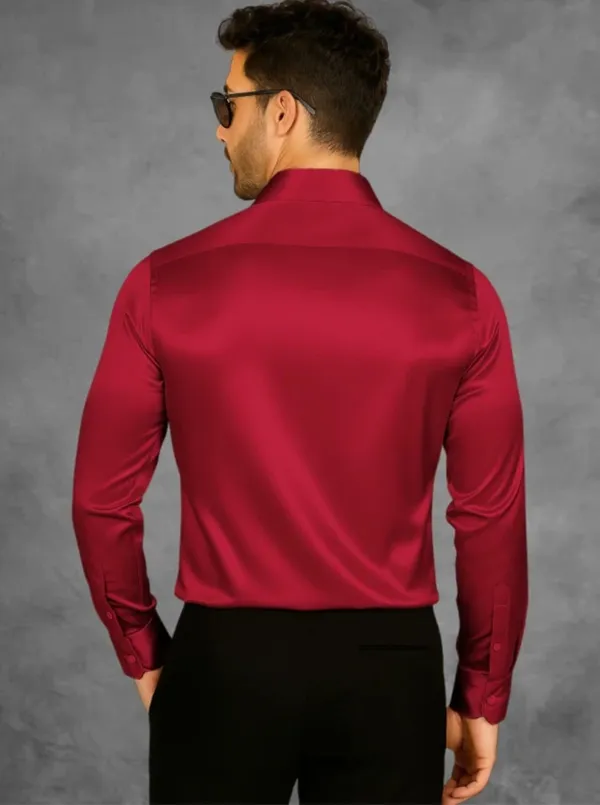Red_Satin_Solid_Full_Sleeve_Shirt_For_Men