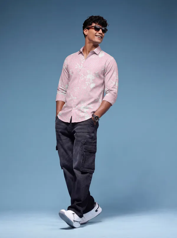 Pink_And_White_Cotton_Casual_Printed_Full_Sleeve_Shirt_For_Men
