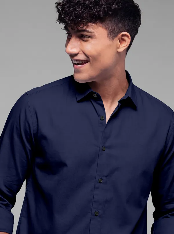 Blue_Cotton_Casual_Solid_Full_Sleeve_Shirt_For_Men
