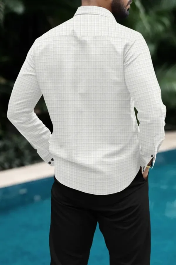 White_Cotton_Blend_Checkered_Full_Sleeve_Shirt_For_Men