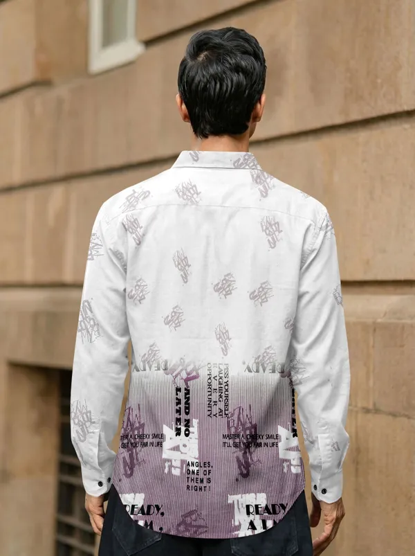 White_Cotton_Linen_Printed_Full_Sleeve_Shirt_For_Men