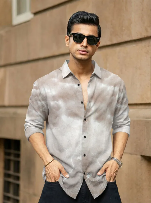 Brown_Cotton_Blend_Printed_Full_Sleeve_Shirt_For_Men