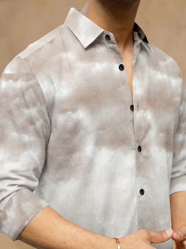 Brown_Cotton_Blend_Printed_Full_Sleeve_Shirt_For_Men