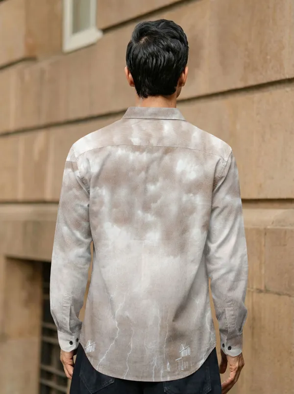 Brown_Cotton_Blend_Printed_Full_Sleeve_Shirt_For_Men