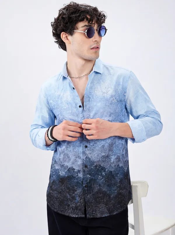 Black_And_Blue_Cotton_Casual_Printed_Full_Sleeve_Shirt_For_Men