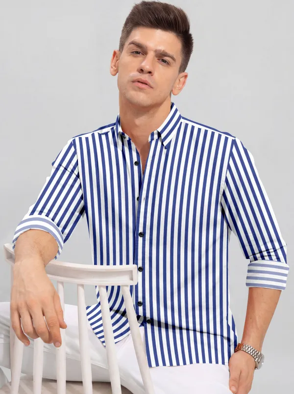 Blue_And_White_Cotton_Blend_Striped_Full_Sleeve_Shirt_For_Men