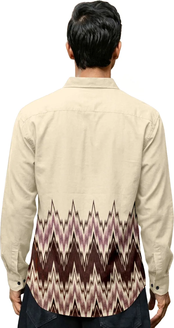 Beige_Cotton_Blend_Geometric_Print_Full_Sleeve_Shirt_For_Men