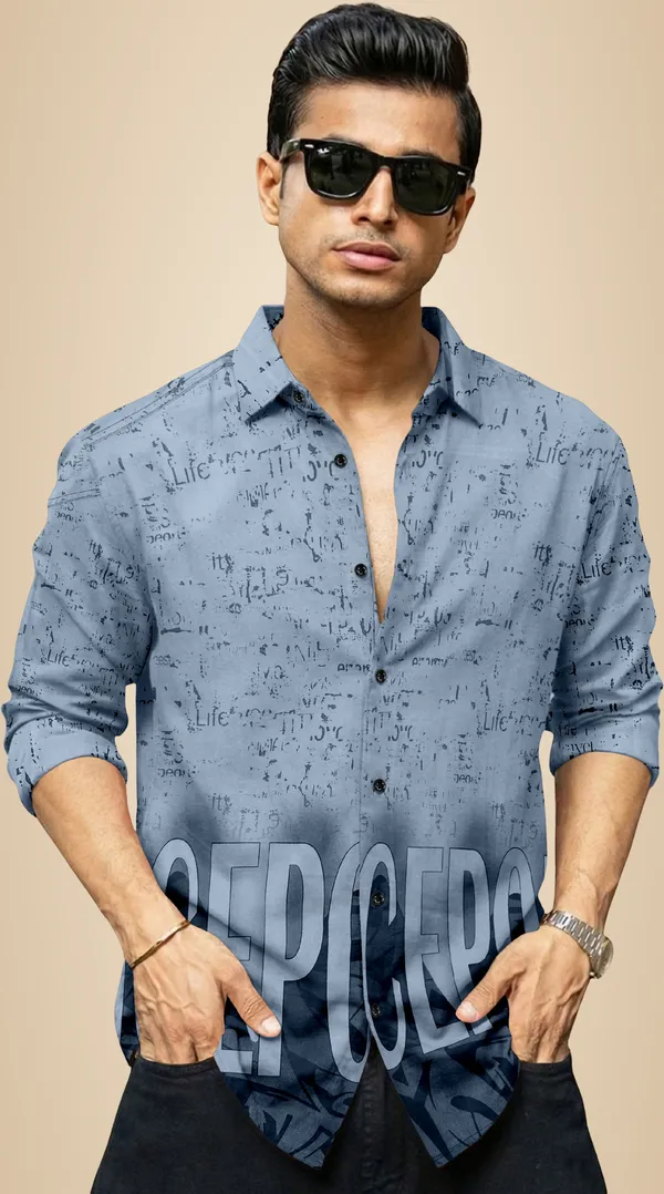 Grey_Cotton_Blend_Graphic_Printed_Full_Sleeve_Shirt_For_Men
