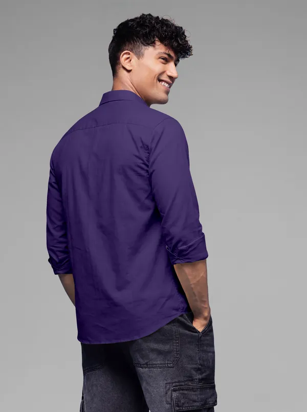 Violet_Cotton_Casual_Solid_Full_Sleeve_Shirt_For_Men