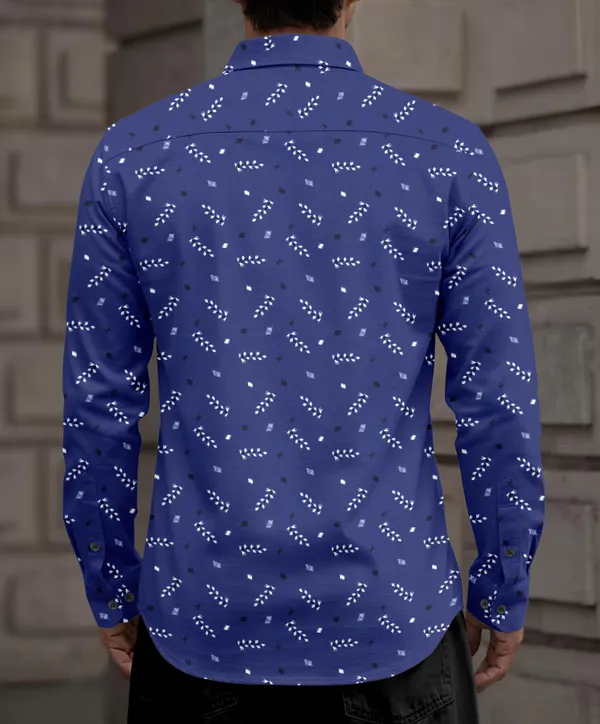 Blue_Cotton_Blend_Printed_Full_Sleeve_Shirt_For_Men